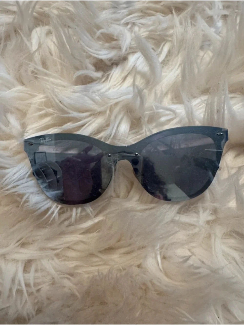 Ray-Ban Women's Black Cat-Eye Sunglasses with Dark Lenses